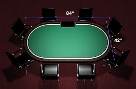 home poker table dimensions